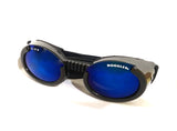 Doggles ILS 2 black frame mirror blue lens