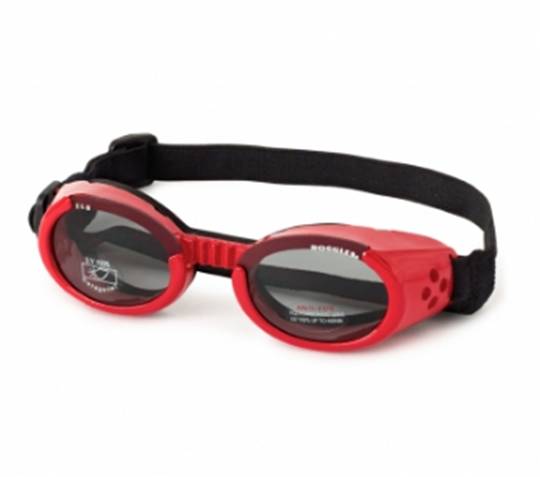 Doggles ILS 2 red frame smoke lens