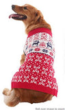 Cool Red & White Doggie Sweater