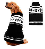 Chic Black & White Doggie Sweater