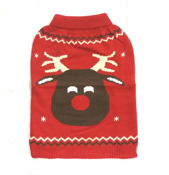 Red-Nosed Reindeer Sweater